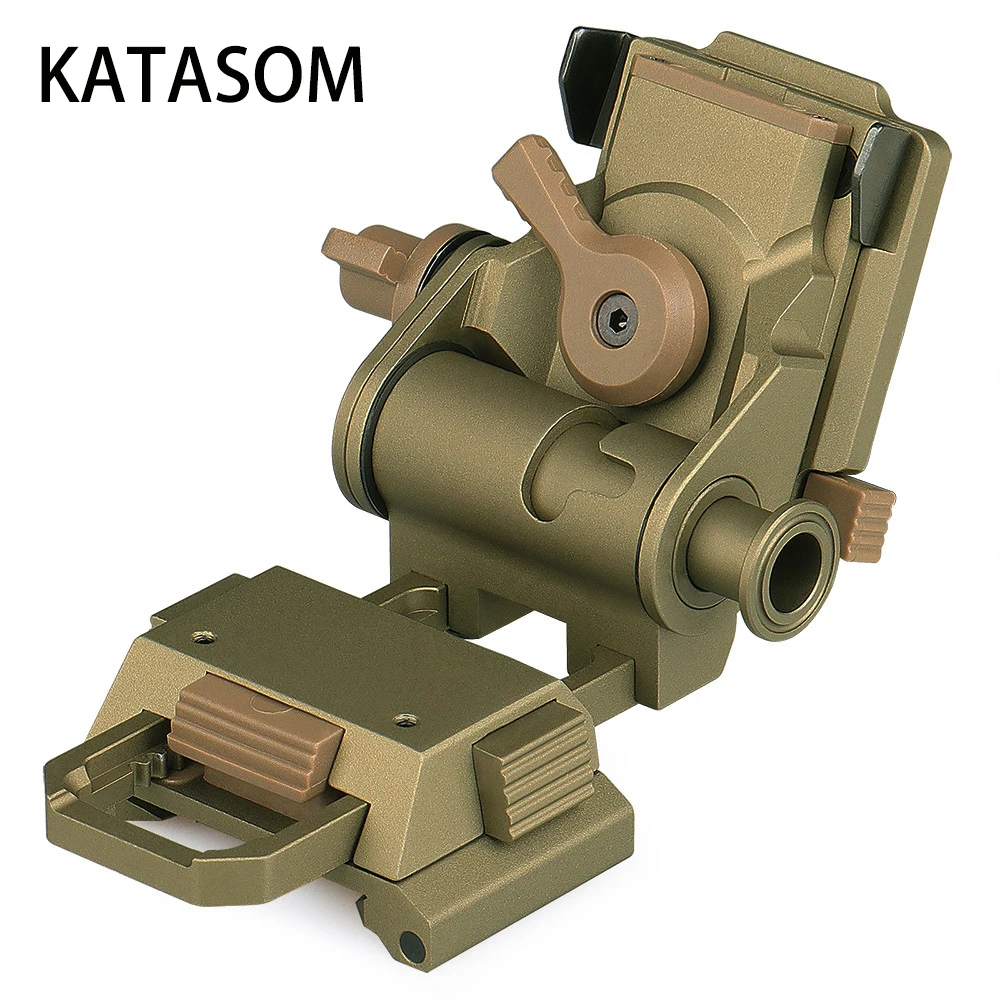 Katasom-Support de casque de vision nocturne, haute qualité, support rapide pour appareil photo PVS15, PVS18, NVG, sable