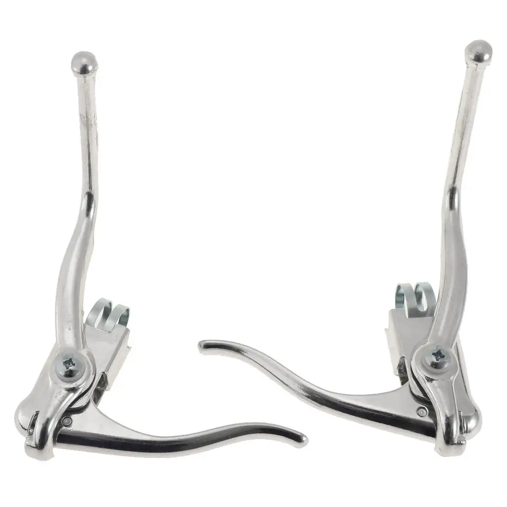 Alloy Double Handles Racing Bike Brake Levers Bent Bar