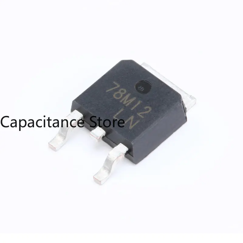 10PCS New L78M12 78M12 L78M12CDT Patch TO-252 12V/0.5A Three Terminal Regulator IC