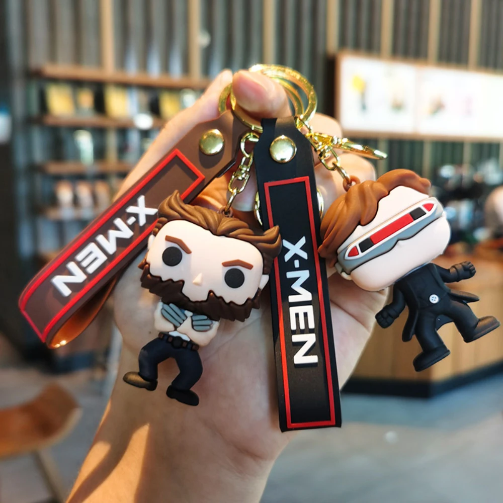 Marvel X-Man Keychains Cartoon Avengers Superhero Jewelry Venom: The Last Dance Christmas Halloween Gifts