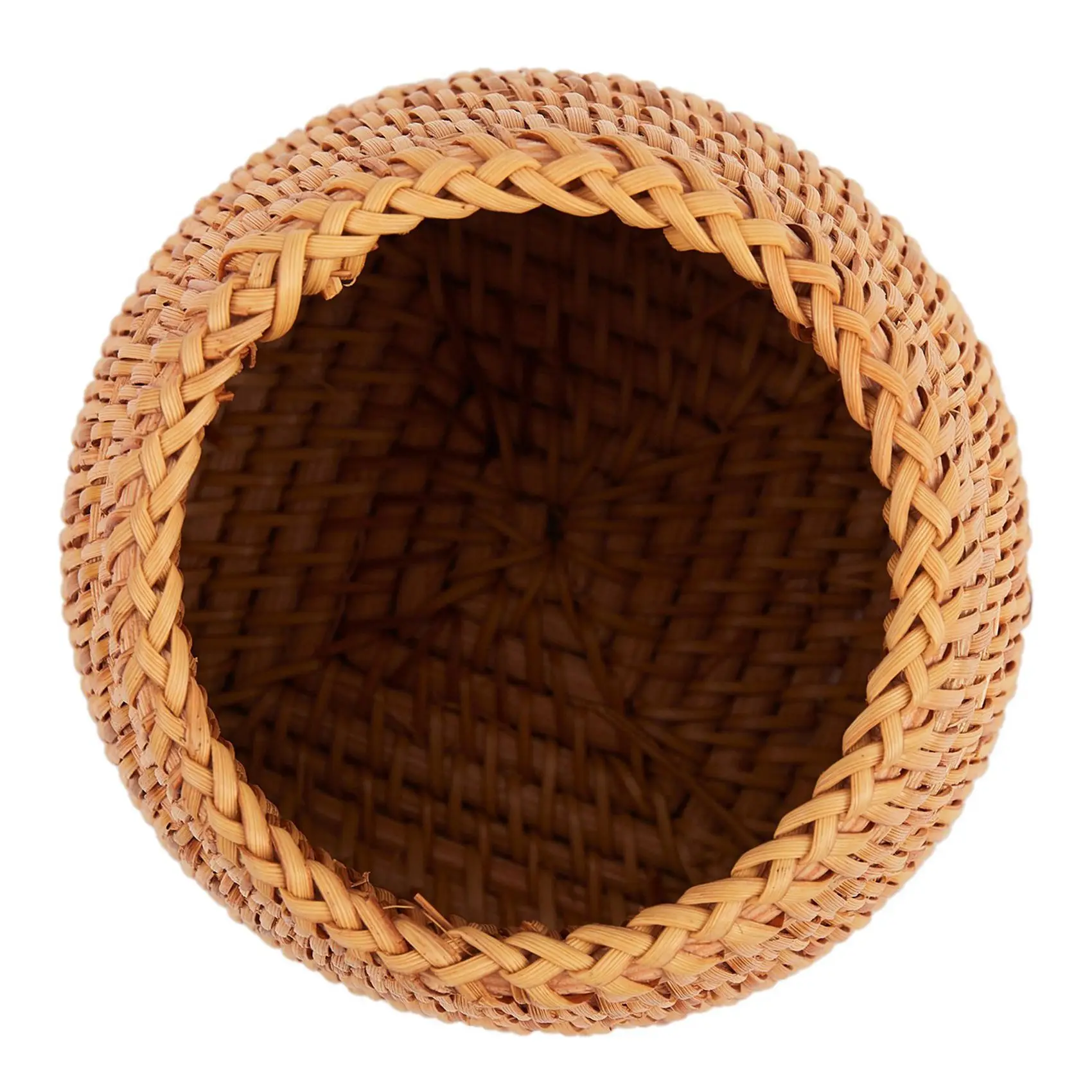 ABGE-2X Rattan Essstäbchen Rohr Schaufel Löffel Eimer Abendessen Messer Gabeln Geschirr Hause Lagerung Körbe Organizer C