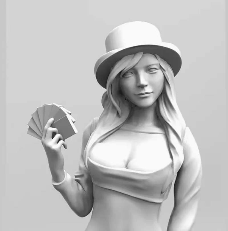 

1/35 Beautiful Sexy Girls In Action Resin Micro Miniature Figure 3d Printed White Model Toy Unassembled And Unpainted Kit