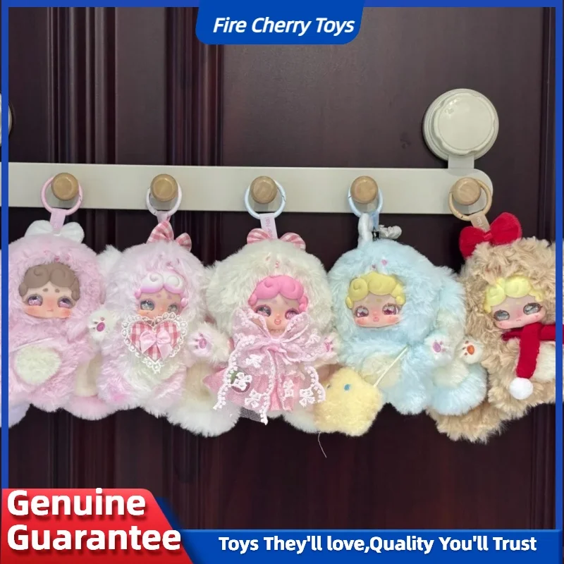 

Подлинная серия Lucky Deer Nai Goodnight Bunny, плюшевая слепая коробка, струящиеся песочные глаза, кавайная модная игрушка, подвесной рождественский подарок