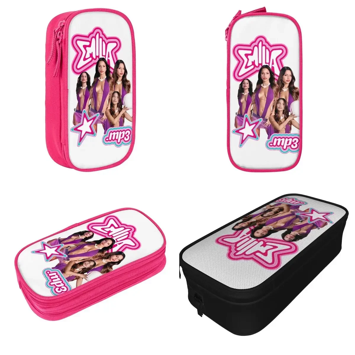 

Emilia MP3 Pencil Cases Pen Bag Student Big Capacity Office Gifts Pencilcases