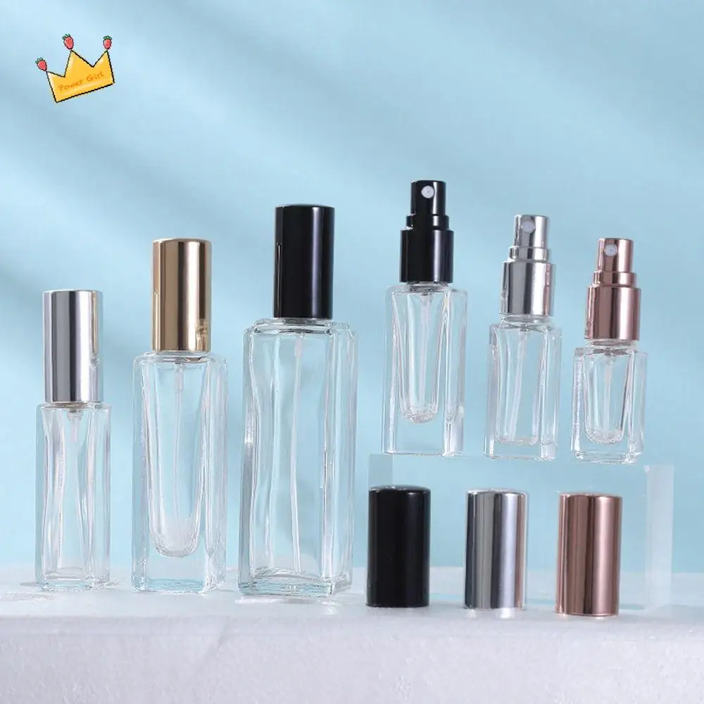 Monsterflesjes Mist Verstuiver Cosmetische Container Vloeistof Hervulbare Fles Glazen Spuitfles Parfum Opslagfles Make-up Gereedschap