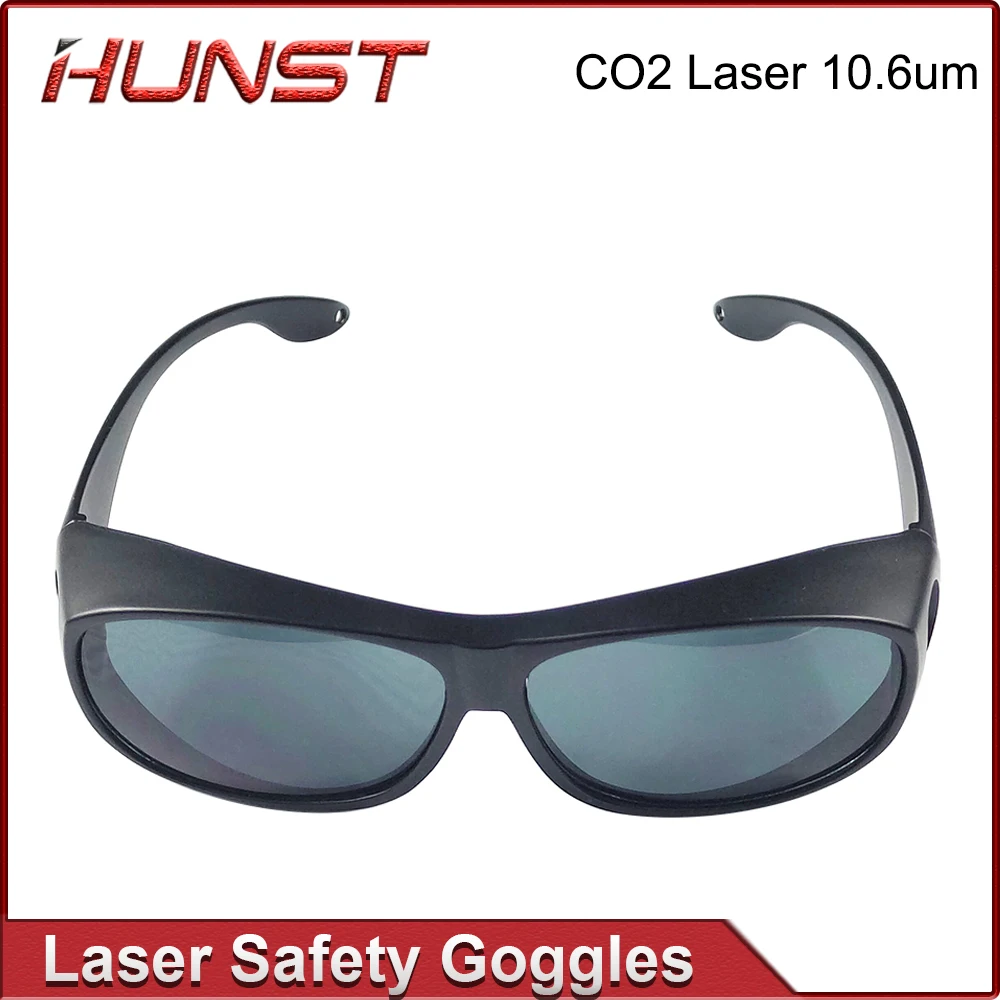 Imagem -04 - Óculos de Segurança Hunst Laser para Marcação e Corte de Peças de Máquinas Óculos de Proteção Co2 Od6 Mais 10600nm