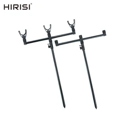 Carp Fishing Buzz Bars 30cm Fishing Rod Pod Holder Black Buzzer Bar for 3 Rods KT-1204 Fishing Accessories