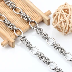 1Meters Stainless Steel 10mm Knot Chains For Jewelry Making Supplies DIY Charms Necklace Bracelet Accessories Findings Not Fade