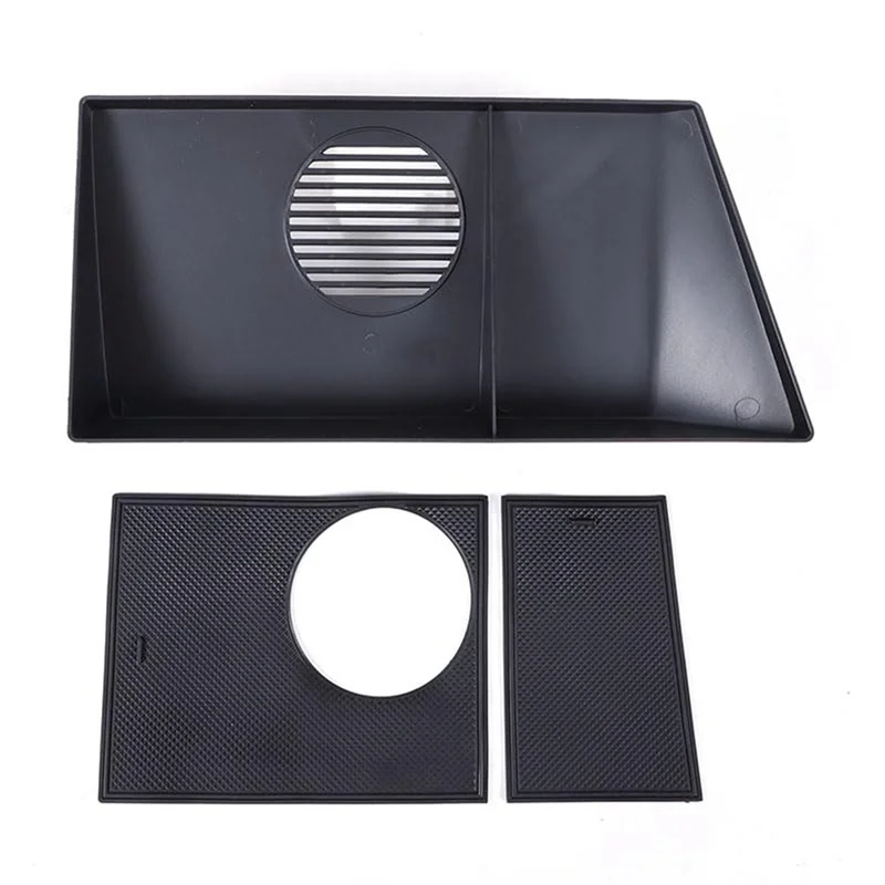 

For Toyota Land Cruiser 250 Prado LC250 2024 Center Console Organizer Behind Screen Storage Box Dashboard Tray