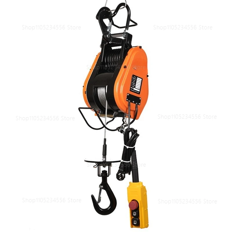 

Small Electric Hoist 220V Portable Brushless Frequency Conversion Home Use Overhead Crane Lifting Winch