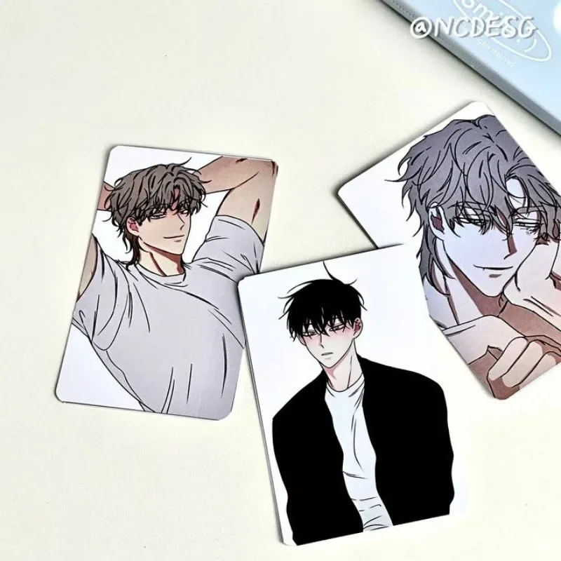 Yeo TaeJu Card Lomo Anime Bookmark Card Division Photocard 3 Inches Student Message Collection Stationery Low Tide in Twilight