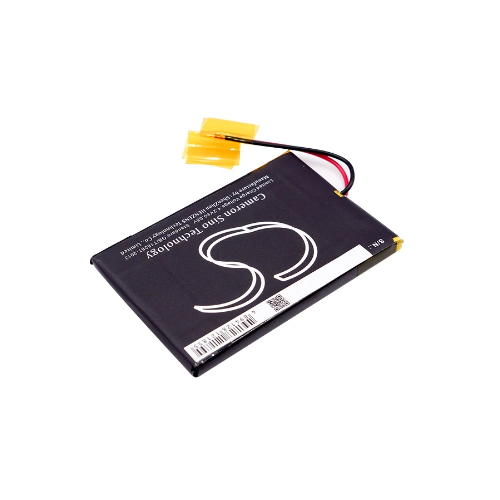 Li-Polymer Media Player Battery for Cowon, 3.7V, 1300mAh, Compatible Models: M2, M2 16G, M2 32G
