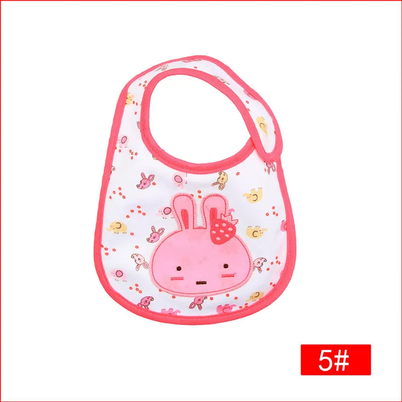 المرايل الفتيات لطيف الكرتون طفل رضيع مقاوم للماء مناشف اللعاب المرايل القطنية المختارة الهدايا 0-3 سنوات