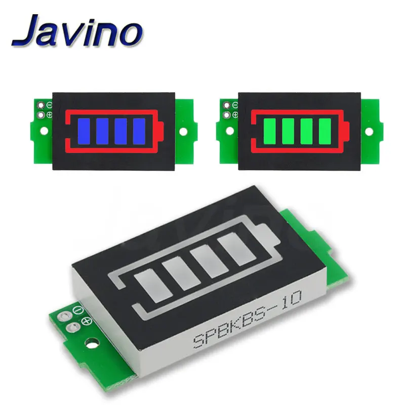 1/10/20 sztuk 1-8S pojedynczy moduł wskaźnika pojemności baterii litowej 3.7V 4.2V wyświetlacz Tester mocy akumulatora pojazdu elektrycznego Li-ion — zdjęcie 4