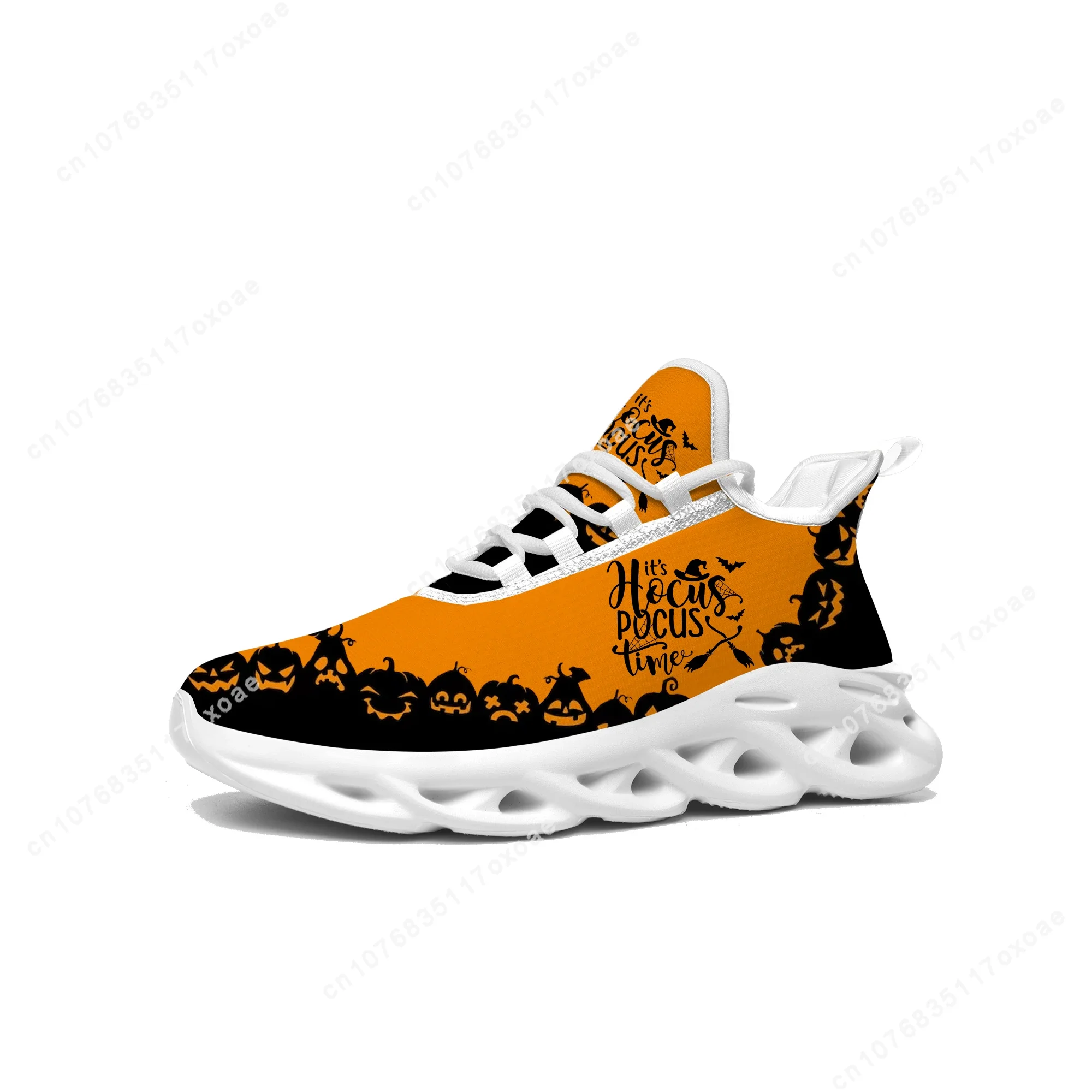 Halloween Flats Sneakers Mens Womens Sports Shoes Hocus Pocus Sanderson Sisters Sneaker Lace Up Mesh Footwear custom made Shoe