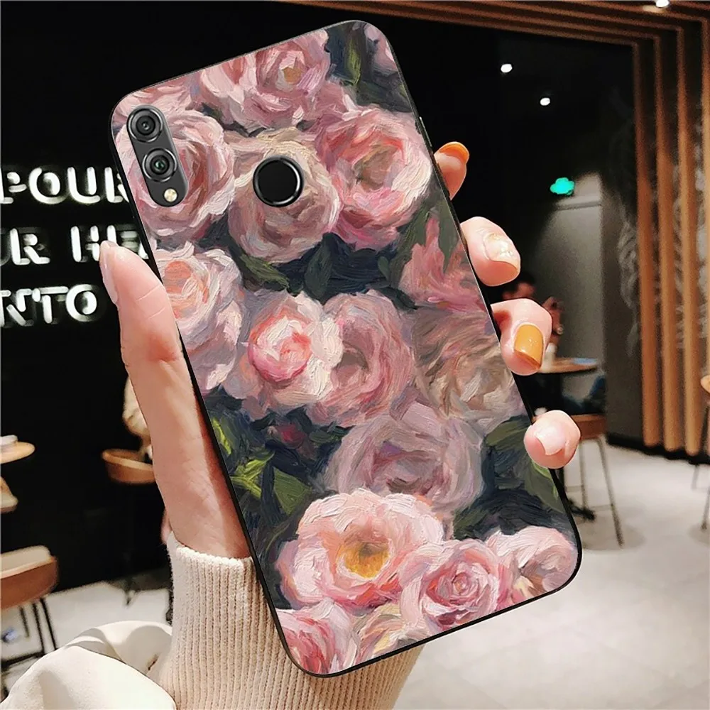 Flowers Heather Martin Phone Case For Huawei Honor 10 lite 9 20 7A 9X 30 50 60 70 pro plus Soft Silicone Cover