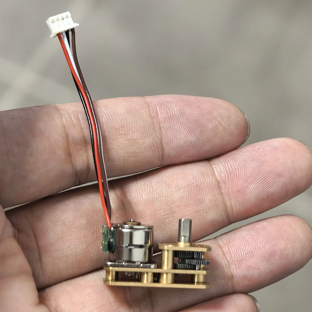 صغيرة 10 مللي متر 2-phase 4-wire الدقة محرك تروس متدرج انقلبت الناتج رمح للأداة البصرية #1