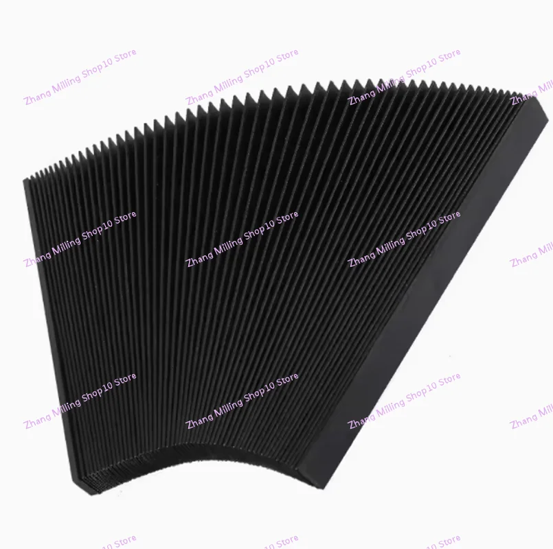 CNC Milling Machine Flexible Guard Dust Cloth Protective Flat Accordion Bellows Dust Cover Tool 1.5 Meters*15mm