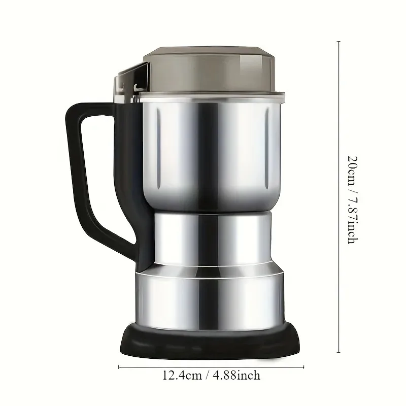 High Power Electric Coffee Grinder Kitchen Cereal Nuts Beans Spices Grains Grinder Machine Multifunctional Home Coffee Grinder