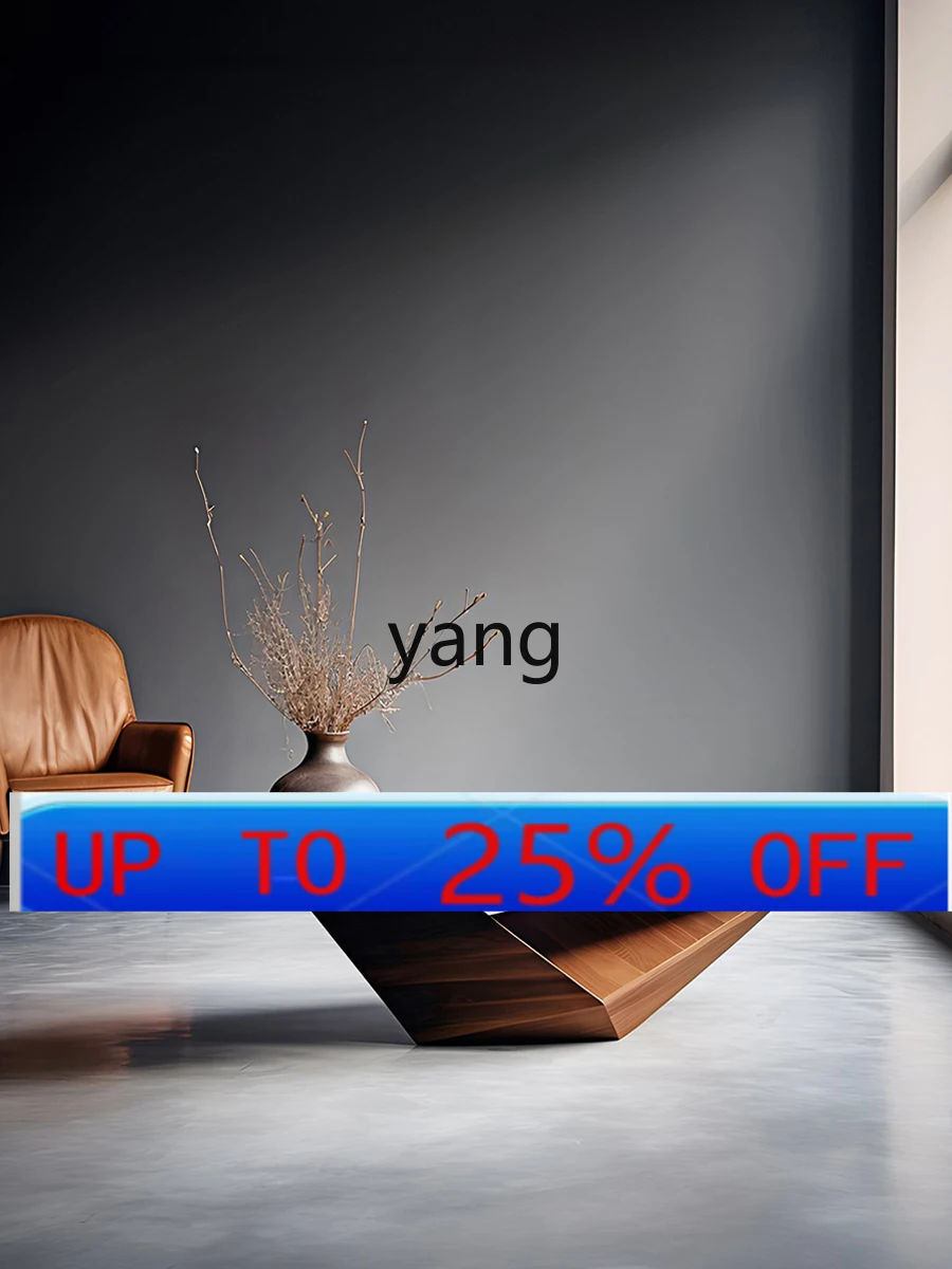 

CXX minimalist art coffee table light luxury high-end living room home solid wood small table