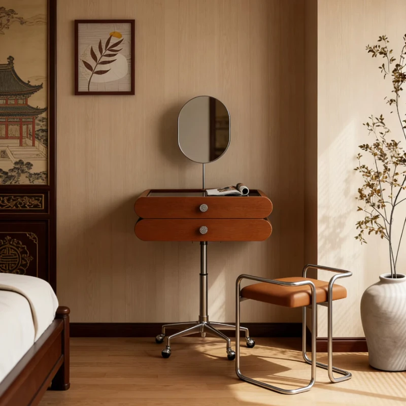 

Vintage Luxury Dressing Table Makeup Bedroom Modern European Dressing Table Beauty Storage Comoda Pra Quarto Home Furniture