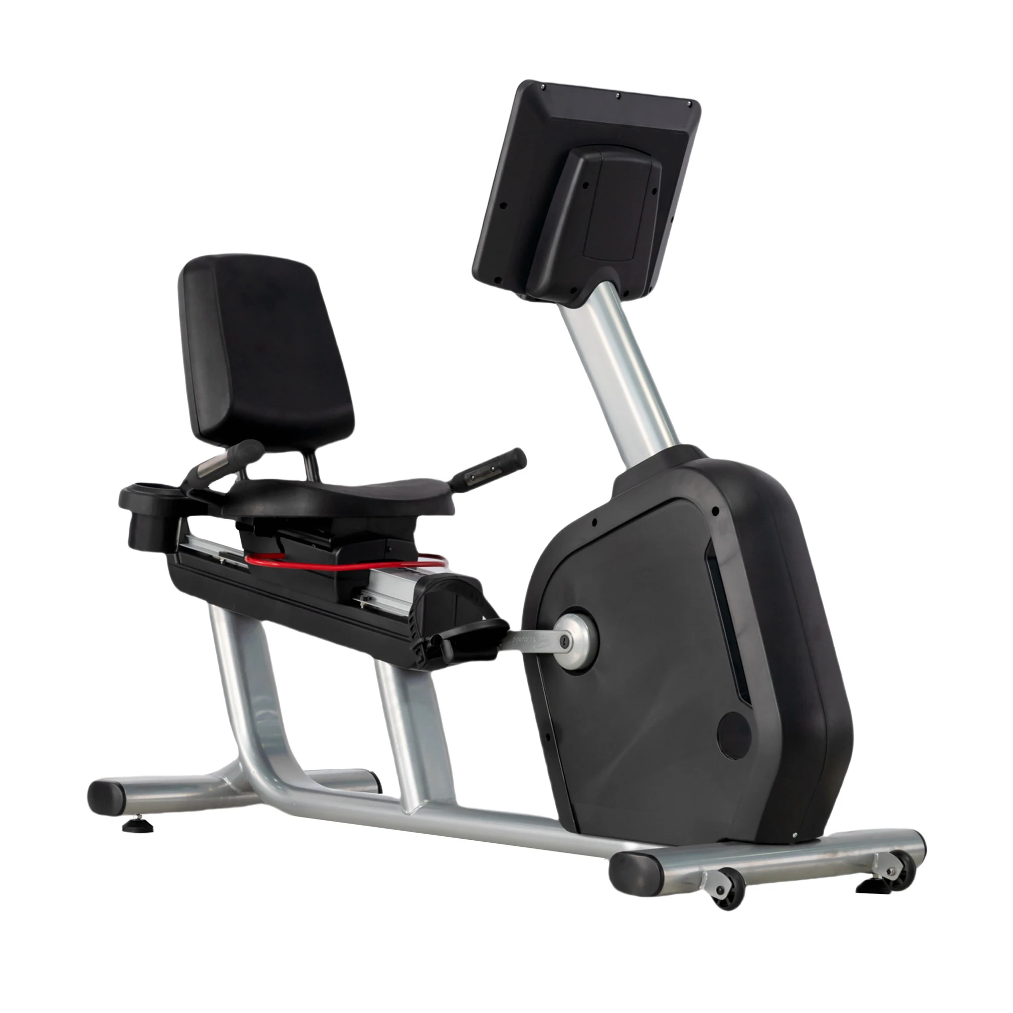 Fixed Spin Bike Exercise Equipment Adjustable Speed Fat Burning Professional LCD Display Steel Frame Home Gym