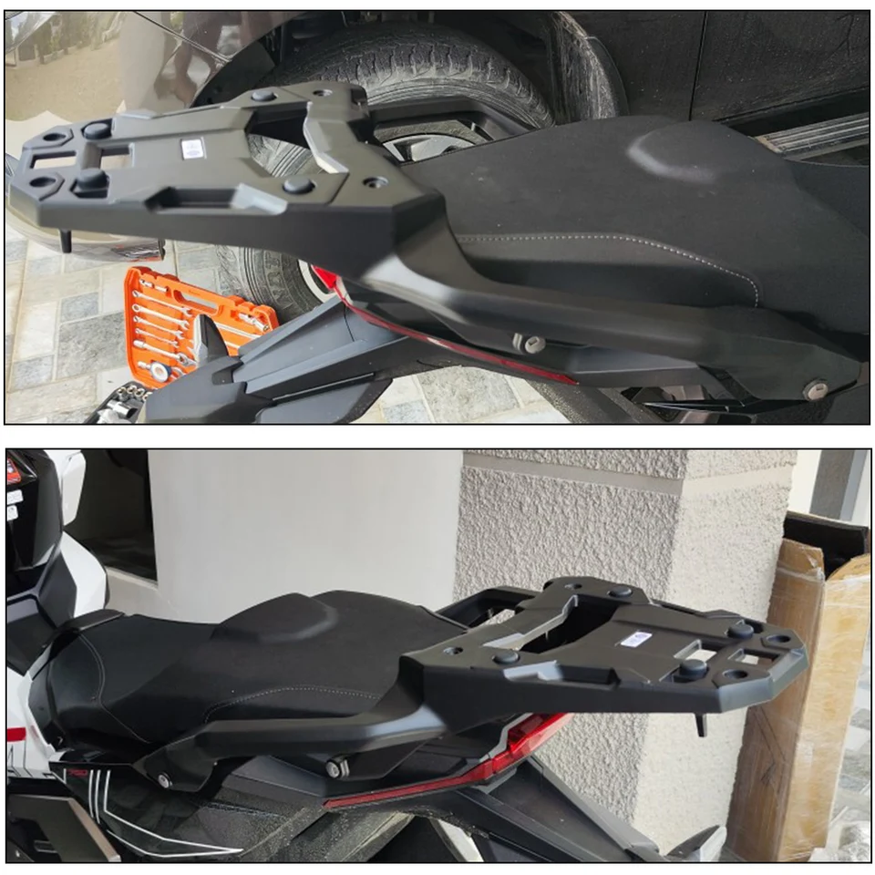 Porte-Bagages Arrière JUNOOS Pour Honda X-ADV 750 - Support De Chargement Robuste En Acier Et Aluminium Pour Moto 2021