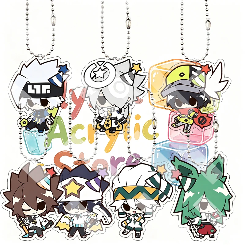 Anime AOTU World Cartoon Cute Character Acrylic Keychain Q Version Ray Camil Palos Zuma Popular Fans Collectible Pendant Charm