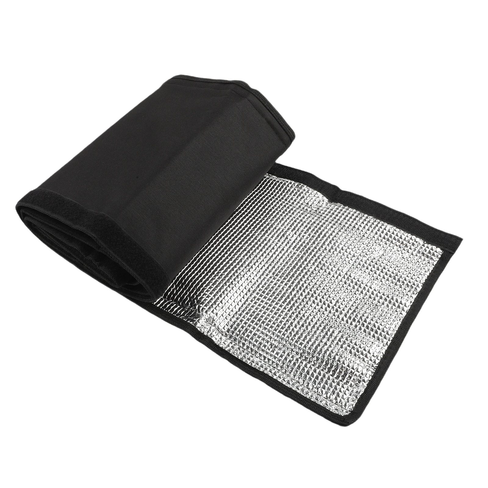 غلاف عازل لأنابيب النحاس HVAC مقاس 72 × 10 مقاس 2 بوصة مع قماش أكسفورد مقاوم للطقس ورقائق ألومنيوم لحماية الأنابيب الخارجية #4