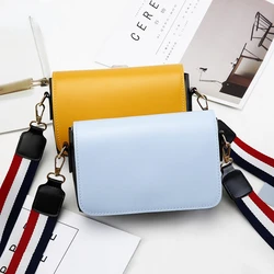 New Fashion Women's Bag Shoulder Strap Messenger Small Shoulder Bag Simple Small Square Bag Pu Leather Designer Bags Luxury