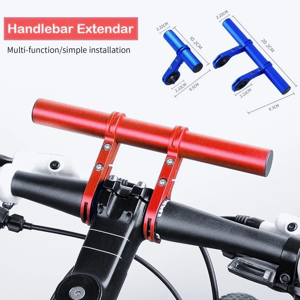 

ZZ-10cm/20cm/30cm Motorcyble Handlebar Extended Bracket Headlight Mount Bar Stand Bike Bicycle Parts Mobile Phone Holder Support