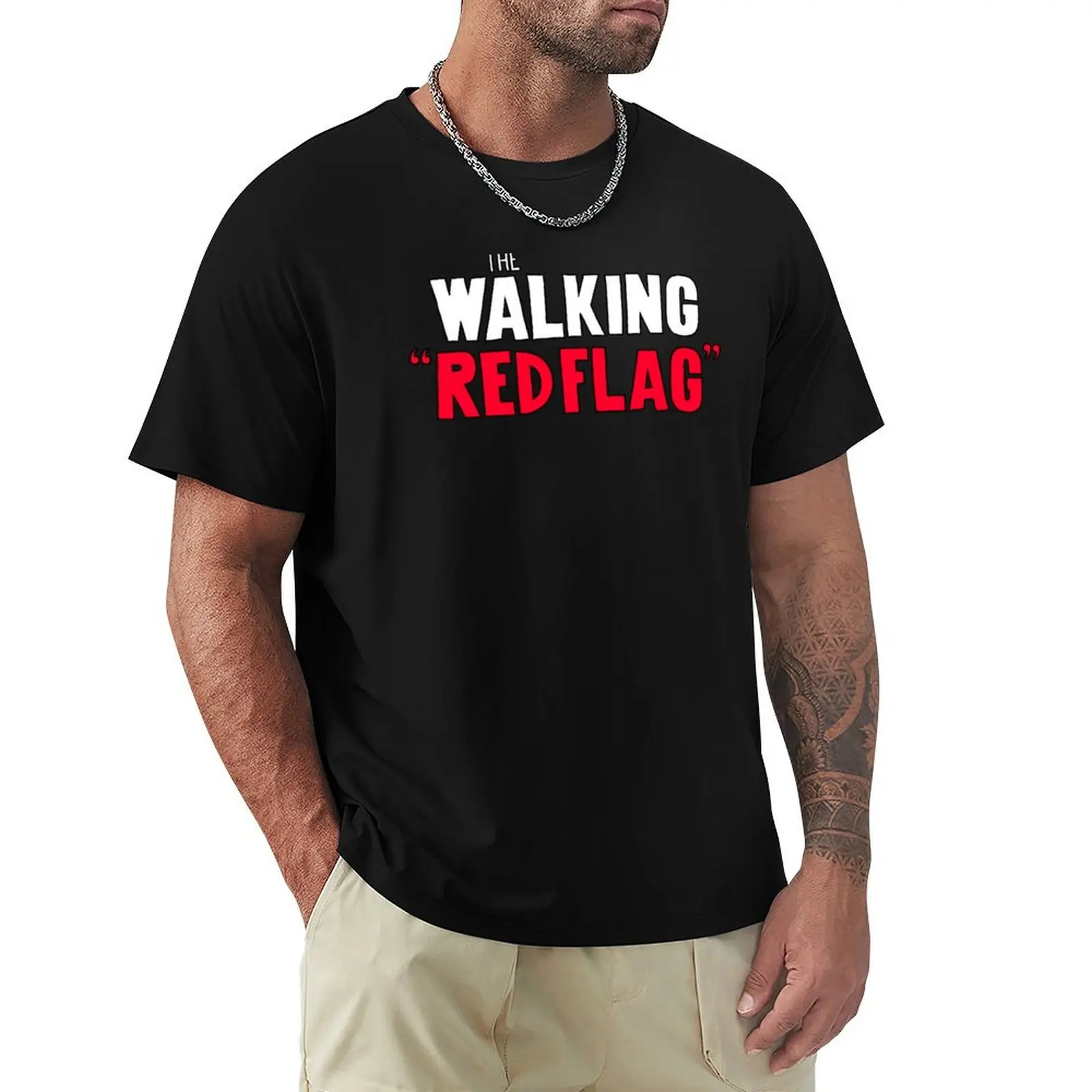 

The Walking Red Flag T-Shirt Funny t-shirts graphic shirts shirts graphic tee men