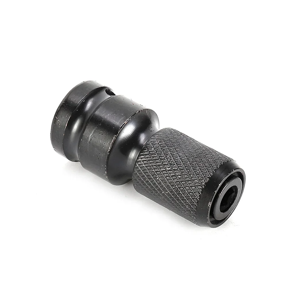 1 2   Drive To 1 4   Hex Drill Chuck Adaptor Hex Shank Converter Socket Wrench Drilling Bits Quick Release Screwdriver