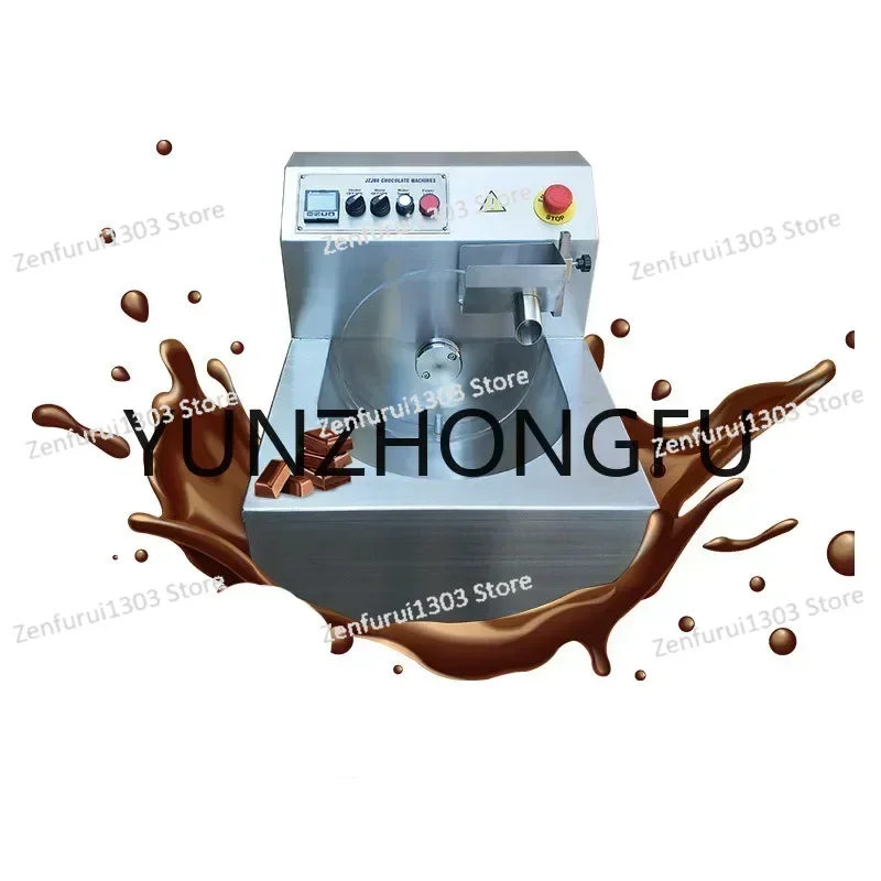 Electric 110/220V 8KG Chocolate Melting Machine With Vibration Table Food Grade ManualChocolate Tempering Molding Machine