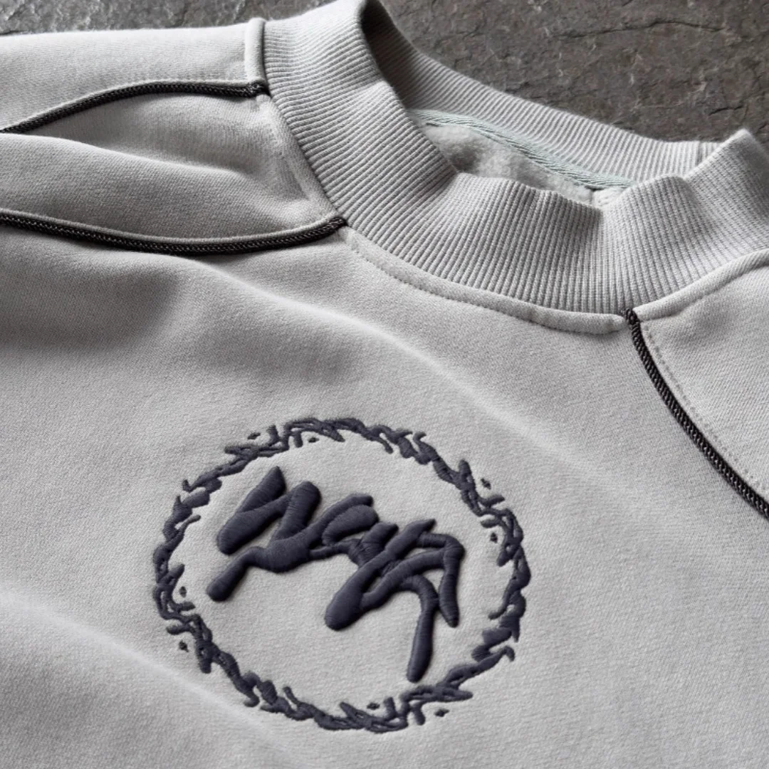 Light Gray Black Crop Top Sweater O Neck Long Sleeve Slim Knit Y2K Retro Womens Fashion Essential