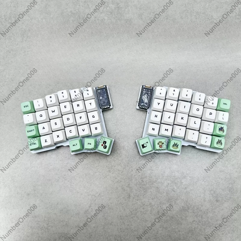 SplitKeyboard Kit Custom Wireless Bluetooth Hot Swap ZMK DIY Touchpad Can Mouse  500mA Battery Ergonomics for MX