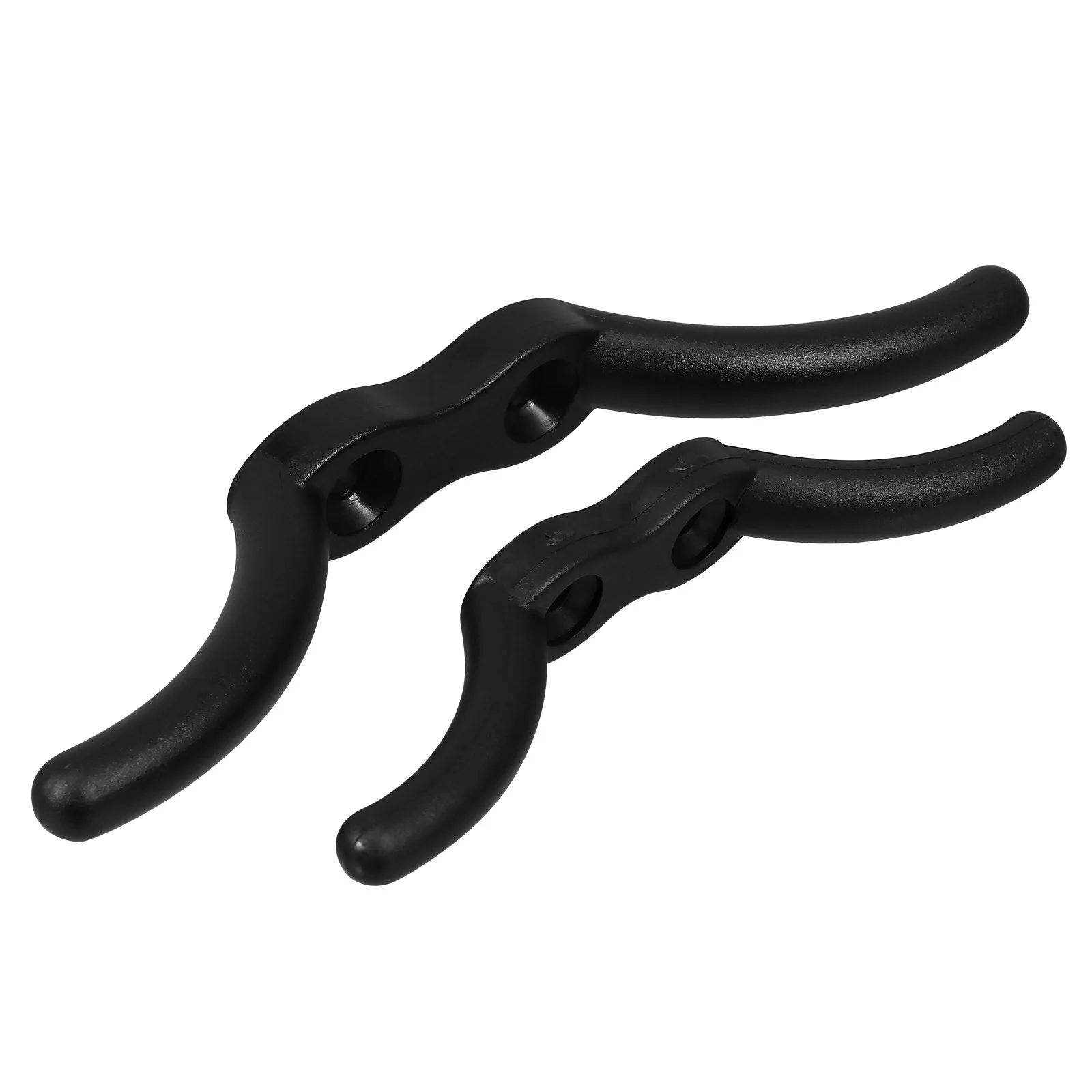2Pcs Flagpole Cleat Hook Nylon Material Replacement Screw Mounted Fixing Rope Cleat for Boat Flag Rope Secure Tie Down