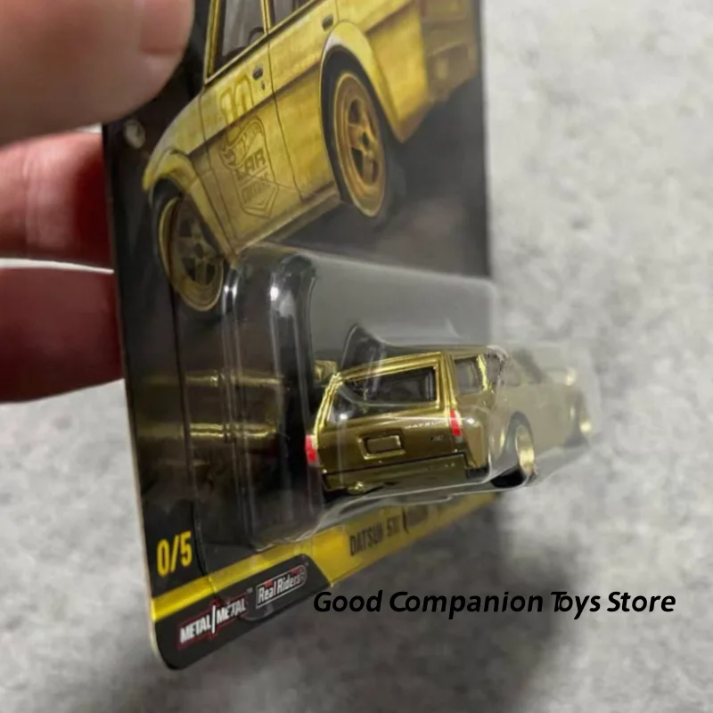 عجلات ساخنة 1/64 ثقافة السيارة تاريخ اليابان 5 FPY86 عنصر مخفي 0 نيسان داتسون 510 كروك سبيكة دييكاست سيارة قابلة للجمع #4