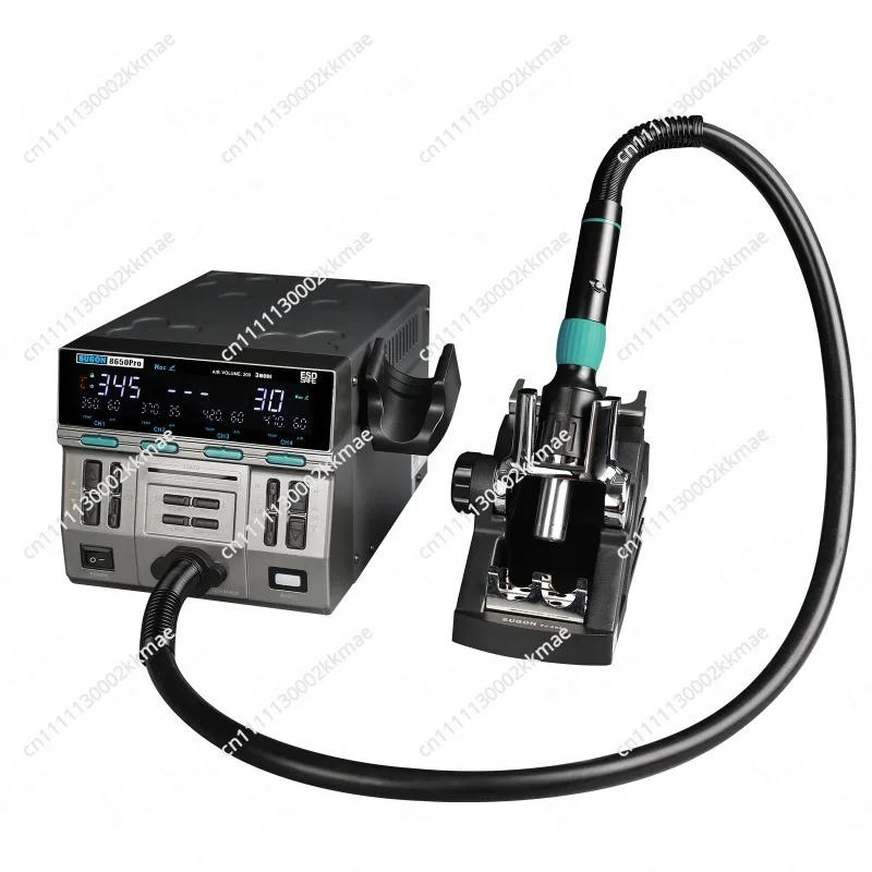 HotFactory Price!  8650 Pro Curved Ver. 1300W Digital Rework Station Hot Air Gun 110V 220V  for Repair Work 100℃-550℃