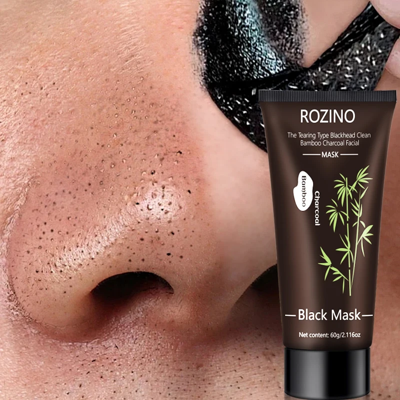 ROZINO Bamboo Charcoal Mask, the mask sheet is infused with bamboo charcoal fiber, closely conforming to the contours of the face. It can gently remove excess oil and impurities from the skin's surface, and when paired with ample essence, it deeply moisturizes the skin, soothing dryness and tightness. It is breathable and non-sticky when applied, leaving the skin feeling fresh and smooth after use, meeting daily facial cleansing and moisturizing care needs.