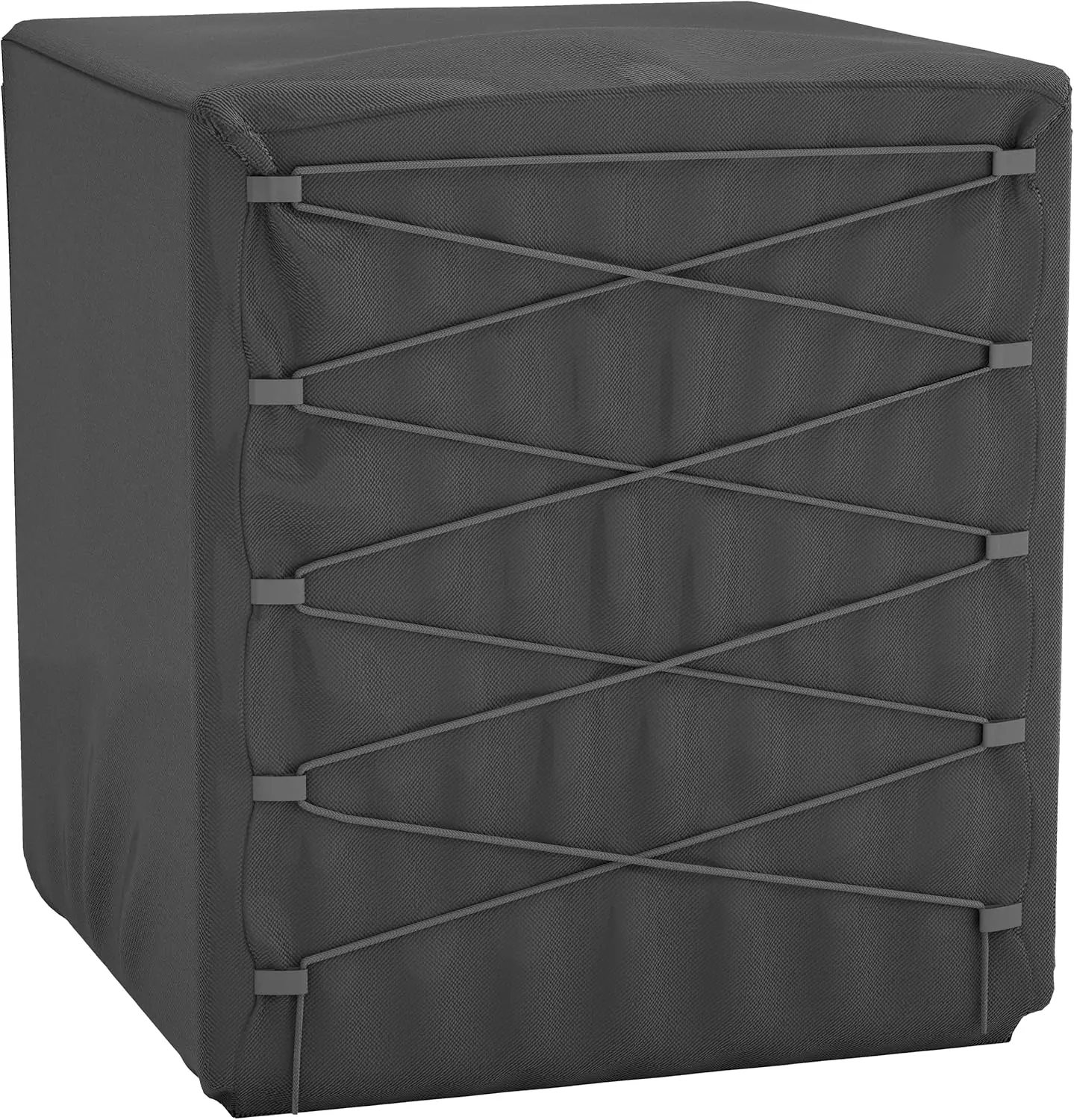 

Outdoor AC Unit Cover with Dual Drawstring for Winter Protection - Snug Fit Central Air Conditioner Condenser Cover