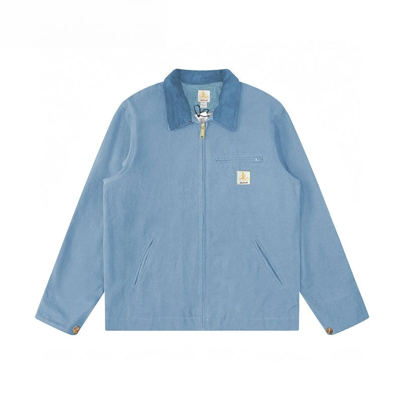

2025 spring and autumn Detroit jacket American work clothes canvas retro hunting autumn jacket men