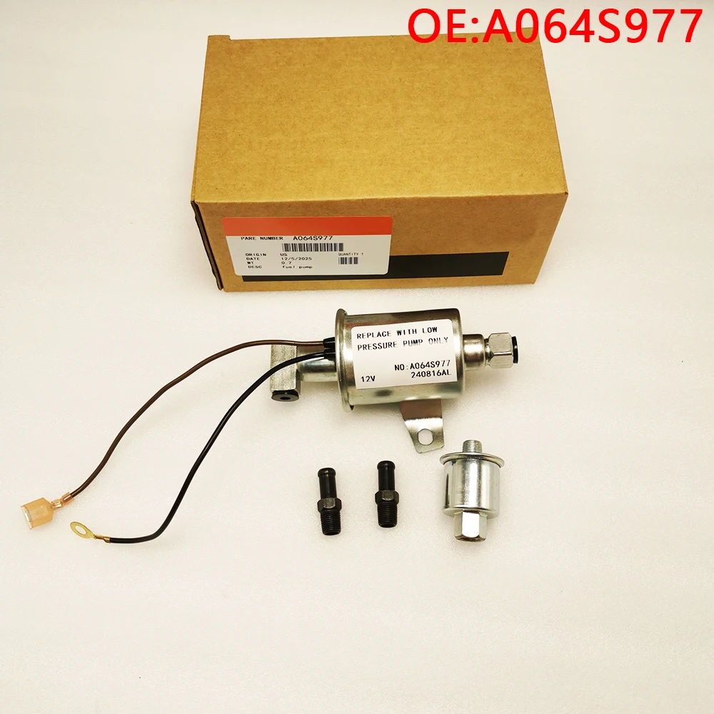 

For A064S977 New 12V fuel pump is suitable for Cummins Onan MDKDM MDKDL MDKDN A047Y677-