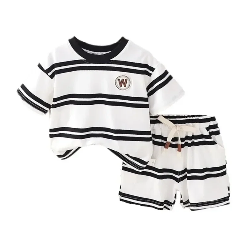 

New Summer Kids Girls Clothing Baby Clothes Suit Children Boys Casual T-Shirt Shorts 2Pcs/Sets Toddler Costume Infant Tracksuits