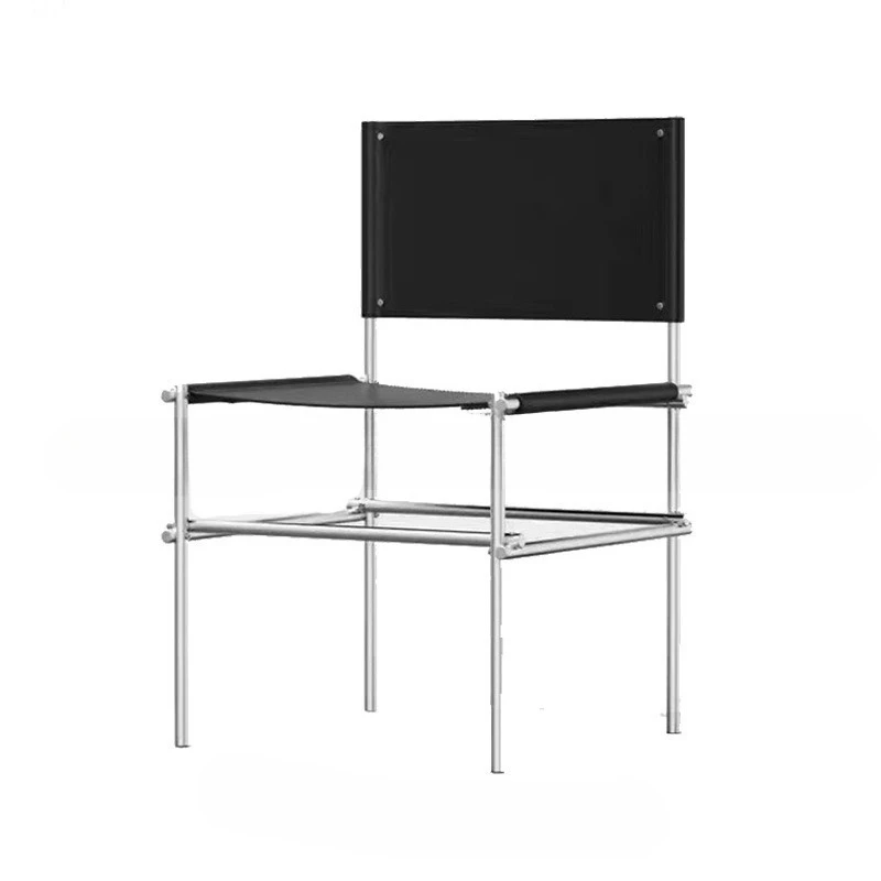 

Dining Household Backrest Dining Chair Red Single Chair