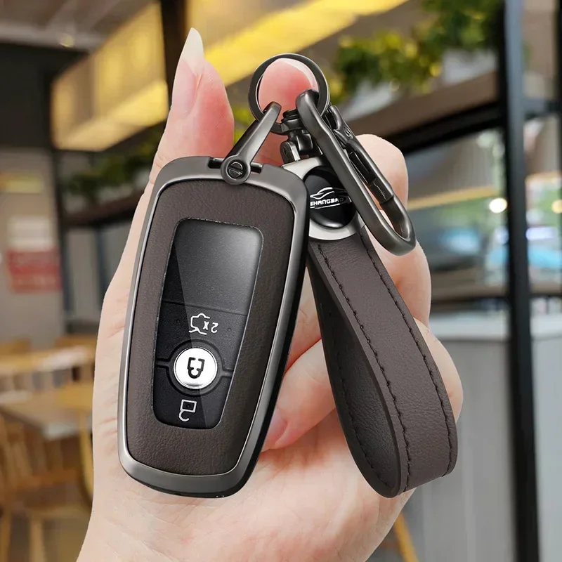 

Stylish Zinc Alloy Car Remote Key Case For Ford Raptor F150 Ford F-150 RAPTOR Car Key Cover Protective Case Car Accessories