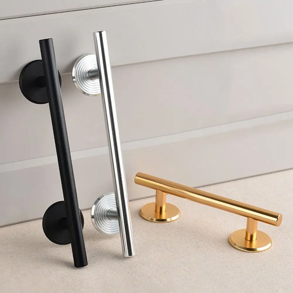 

Fashion Aluminium Alloy Door Handle Self-Adhesive Punch-free Door Knob Hardware Multifunctional Door Handlebar Kitchen