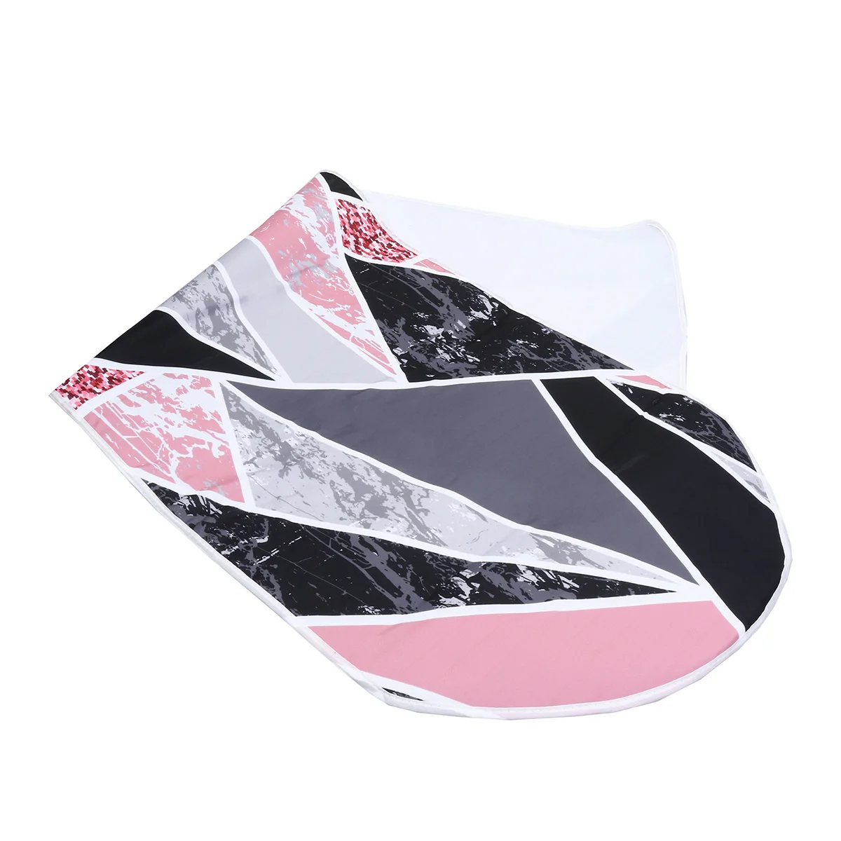 

Marble Pattern Ironing Board Cover Cotton Canvas Resistant Creaseless Drawstring Adjustment Replacement Pad