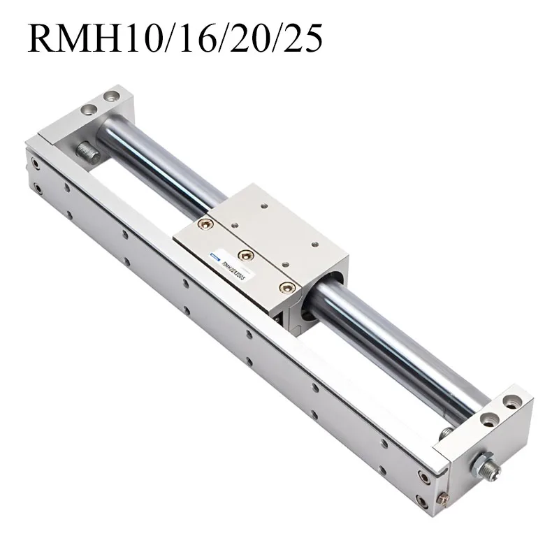 

RMH Air Pneumatic Rodless Magnetic Cylinder With Linear Guide Various Sizes Available RMH10/16/20/25-100 200 300 400 500 600 700