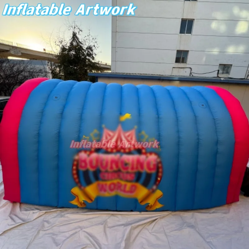 Custom Built Blow up Football Entrance Giant Inflatable Circus Themed Entryway for Events Planning Toys